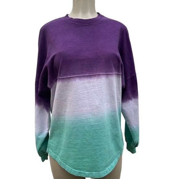 Siesta Key Top Long Sleeve Shirt Medium Unisex Comfort Colors Purple Heavyweight - Picture 5 of 11